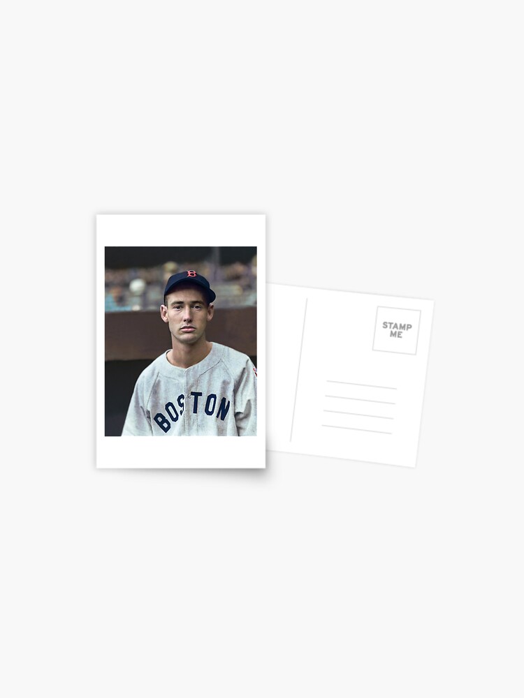 Ted Williams - Colorized Portrait Greeting Card for Sale by