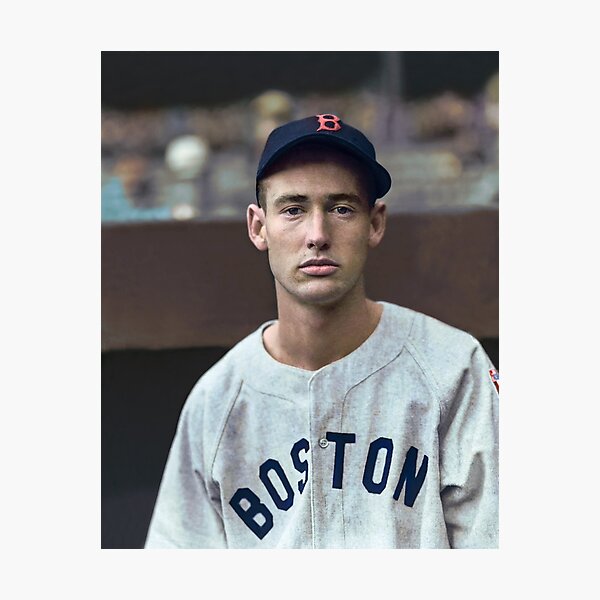 Ted Williams - Colorized Portrait Photographic Print
