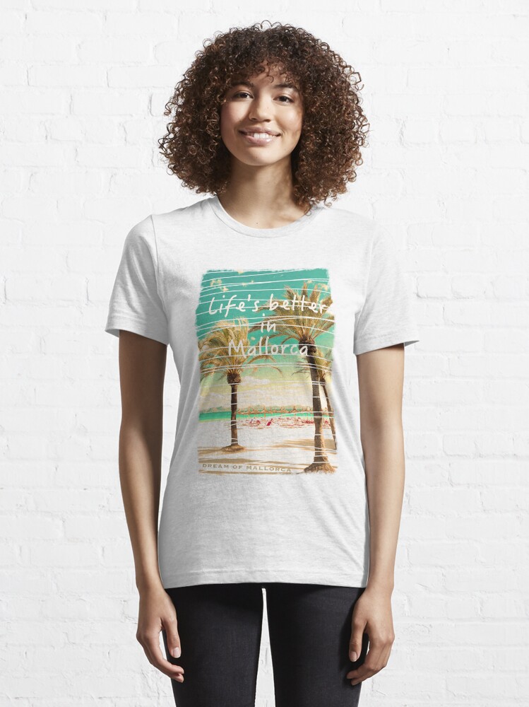 Alternative Ansicht von Das Leben ist auf Mallorca am schönsten Essential T-Shirt