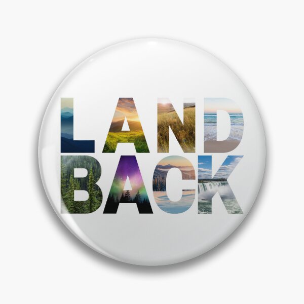 Item preview, land back designed and sold by nativelovenotes.
