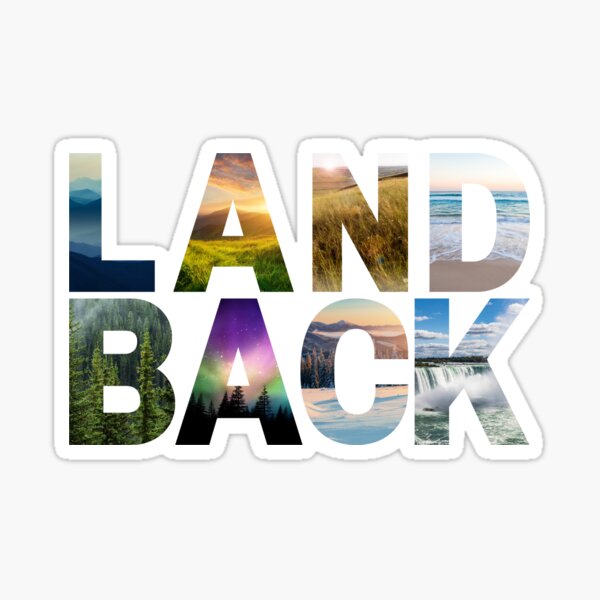 Item preview, land back designed and sold by nativelovenotes.