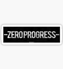 Zero Progress Car Slap Sticker Sticker