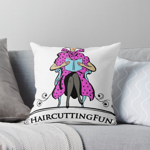 Item preview, HaircuttingFun.com - Woman Under Dryer Logo designed and sold by KatSurth.