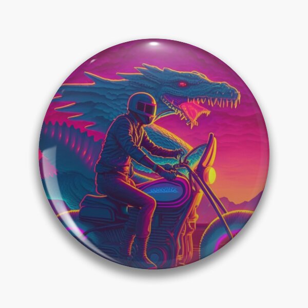 Item preview, Synthwave Dragon Biker designed and sold by Mr-Stein.