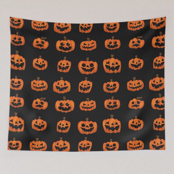 Item preview, Pumpkin Pattern on Dark Grey designed and sold by Ashleigh Gurney.