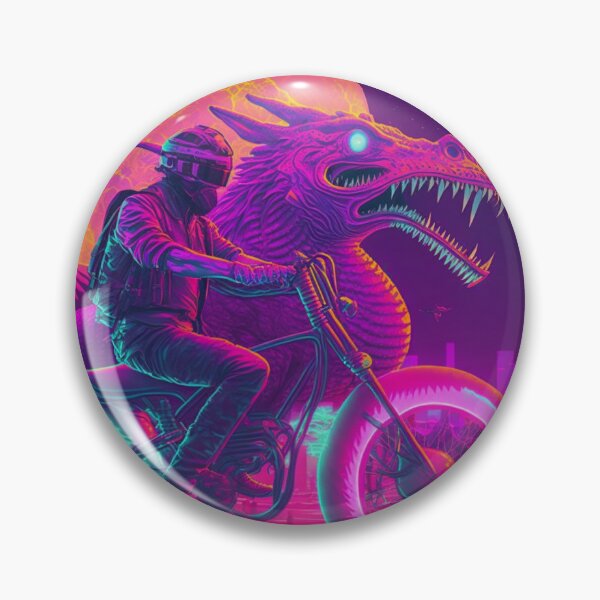 Item preview, Synthwave Dragon Biker designed and sold by Mr-Stein.