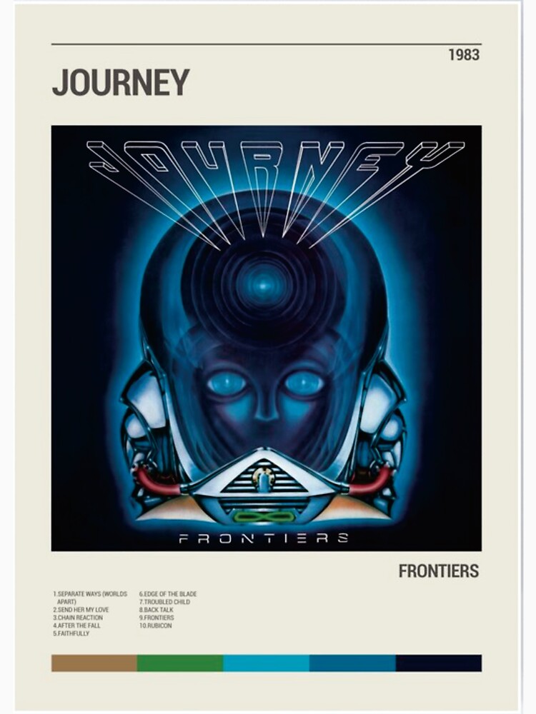 JOURNEY band FRONTIERS album JOURNEY Songs Poster