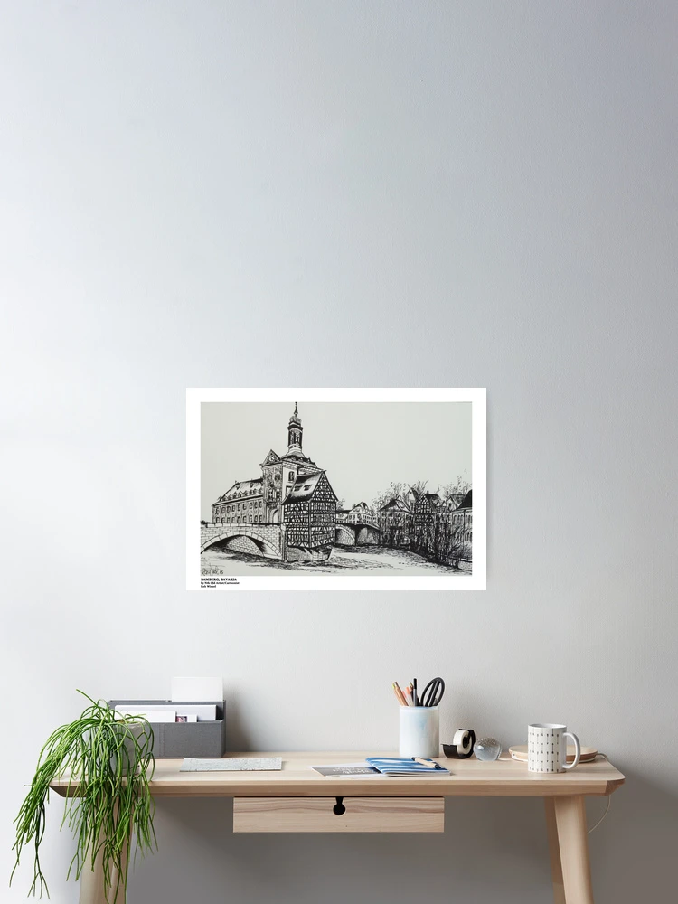 Imagen 2 de 3, Póster con la obra BAMBERG, diseñada y vendida por ROB51.