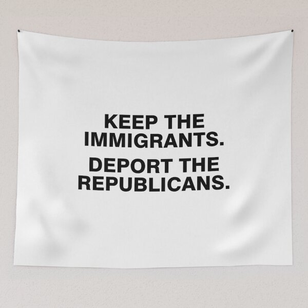 Item preview, Keep the immigrants Deport the Republicans designed and sold by allthetees.