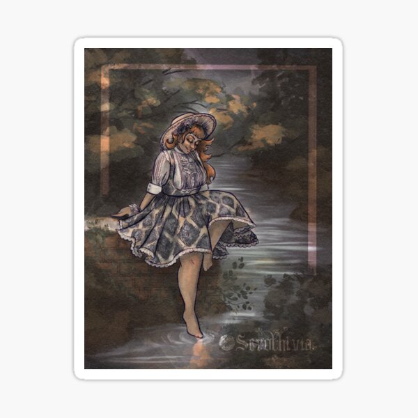 Annabelle, full background Sticker