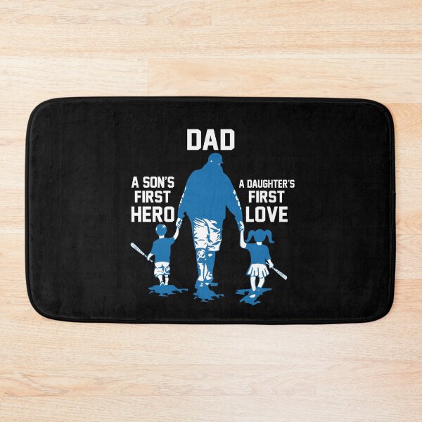 Item preview, Dad A Son's First Hero A Daughter's First Love designed and sold by AdventArt.