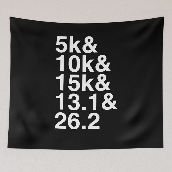 Item preview, Running Race Distances, 5k to Marathon designed and sold by murialbezanson.