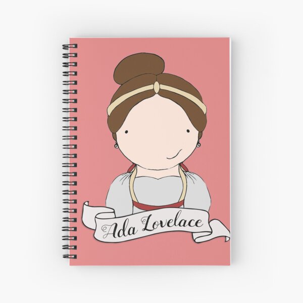 Ada Lovelace Spiral Notebook