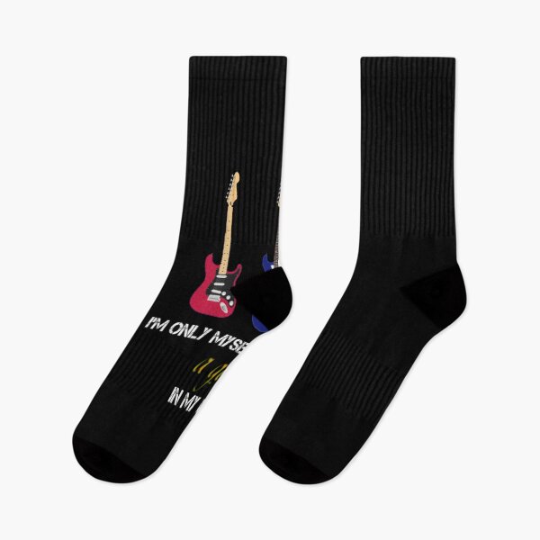 Item preview, I M Only Myself When I Have A Guitar In My Hands Guitar Musician Song Pop Rap Lyrics Mu designed and sold by lillakroetzsh.