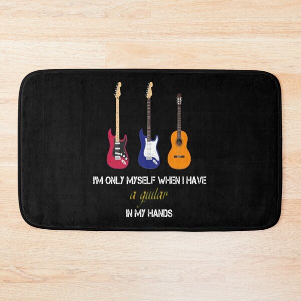 Item preview, I M Only Myself When I Have A Guitar In My Hands Guitar Musician Song Pop Rap Lyrics Mu designed and sold by lillakroetzsh.