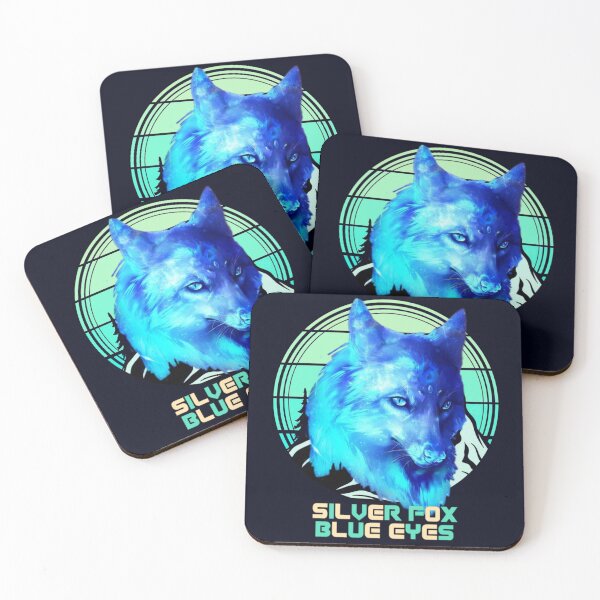 Item preview, silver fox blue eyes designed and sold by MrSameeraTop.