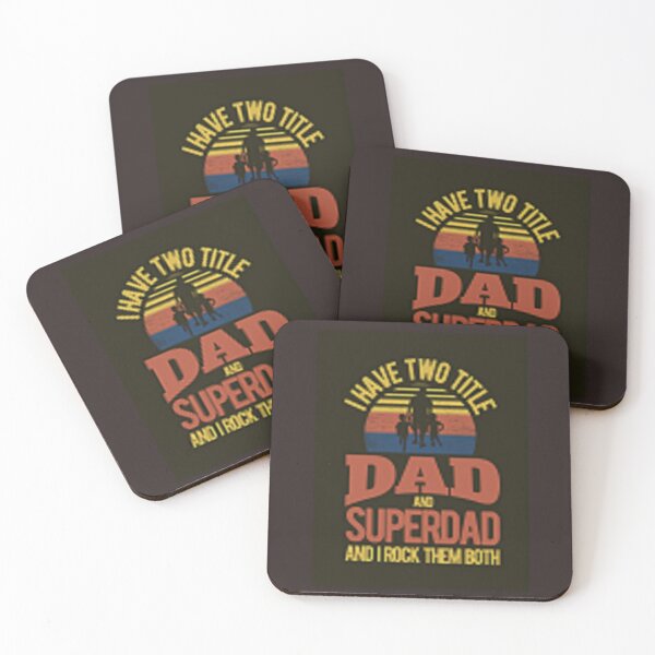 Item preview, I Have Two Titles Dad and Superhero - Happy Fathers Day designed and sold by lduke47.
