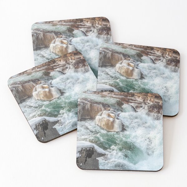 Item preview, Eagle Falls Rapids in Winter Snow designed and sold by Open Range Studios.
