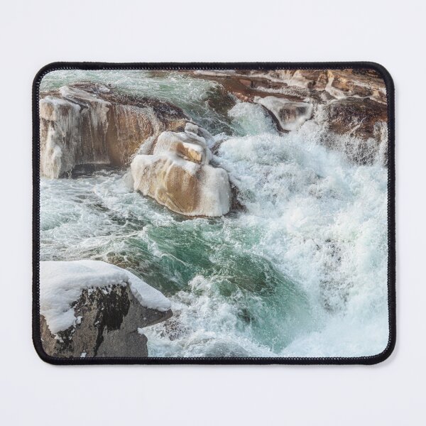 Item preview, Eagle Falls Rapids in Winter Snow designed and sold by Open Range Studios.