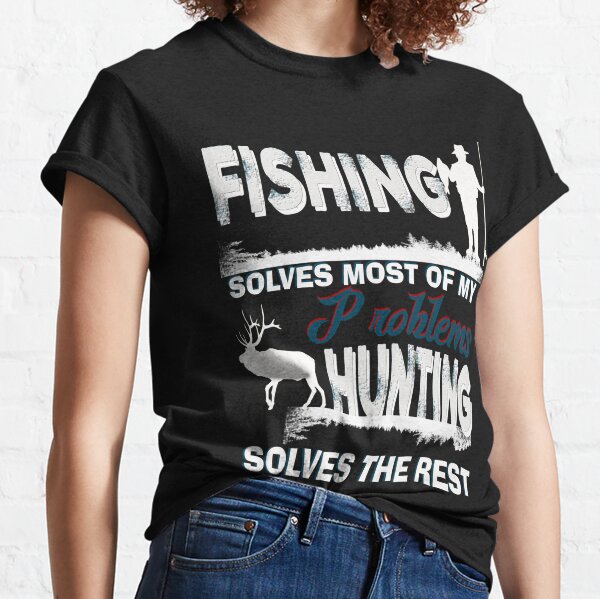 Fishing and hunting t-shirt design