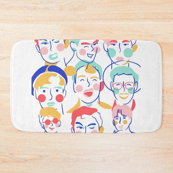 Item preview, Colorfull Boy faces designed and sold by emalijae.