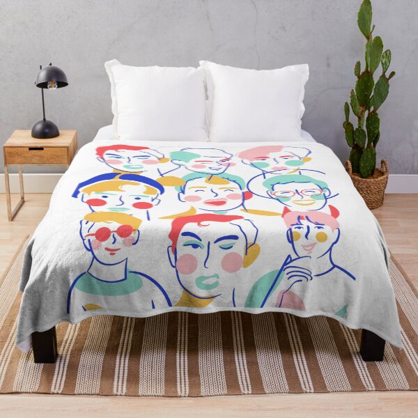Item preview, Colorfull Boy faces designed and sold by emalijae.