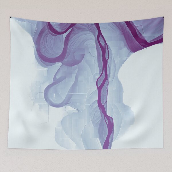 Item preview, Yellowstone River/Missouri River Confluence designed and sold by GeoCoe.