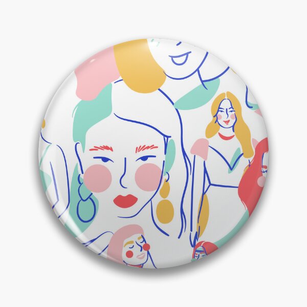 Item preview, Colorfull woman face designed and sold by emalijae.