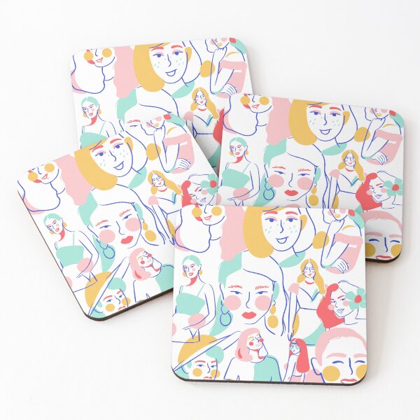 Item preview, Colorfull woman face designed and sold by emalijae.
