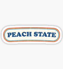 Peach State | Retro Badge Sticker