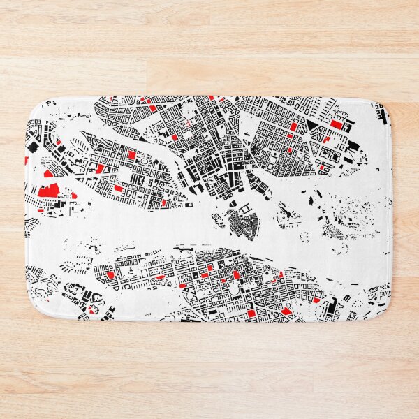 Item preview, Map of Stockholm, Sweden,with its schools in color designed and sold by jean-nicolas.