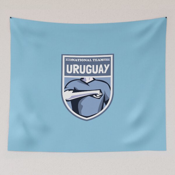 Aperçu de l'œuvre Logo de l'équipe nationale d'Uruguay créée et vendue par Salukeart.