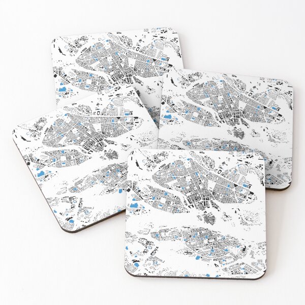 Item preview, Map of Stockholm, Sweden,with its schools in color designed and sold by jean-nicolas.