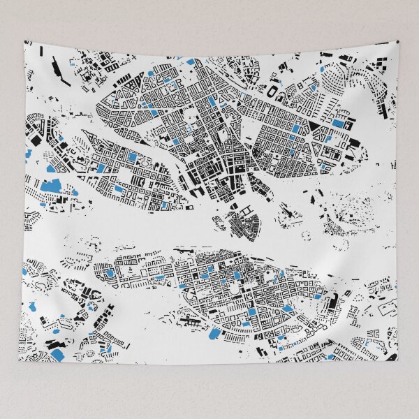 Item preview, Map of Stockholm, Sweden,with its schools in color designed and sold by jean-nicolas.