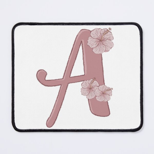 Item preview, Pink Hibiscus Monogram A designed and sold by Zephyr-Studio.