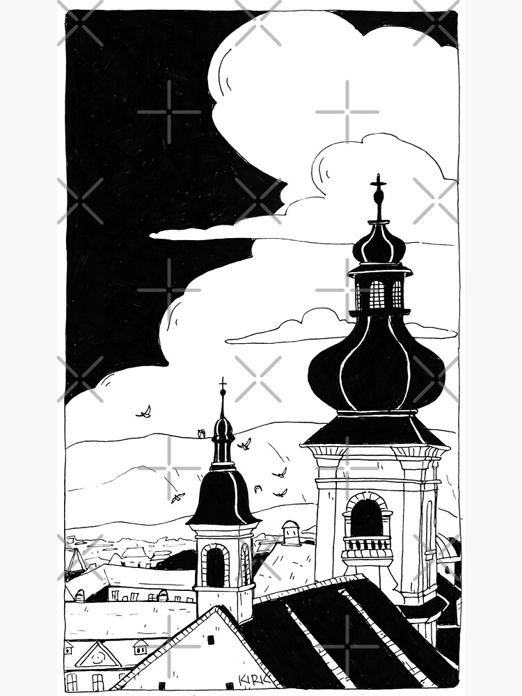 SIBIU Hermannstadt - Grey Sticker for Sale by myclubtees