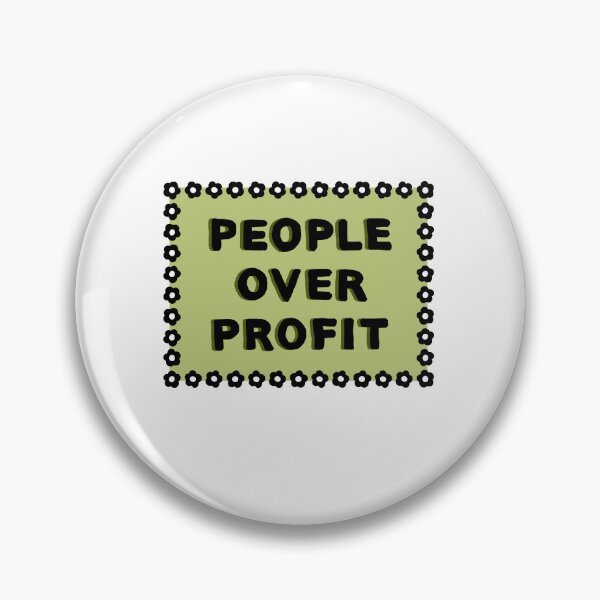 Item preview, People Over Profit designed and sold by HeyGoAway.