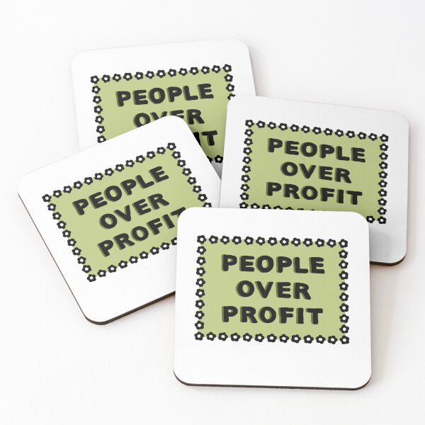 Item preview, People Over Profit designed and sold by HeyGoAway.