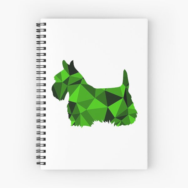 Item preview, Geo Scottie - Green designed and sold by thezoekatz.