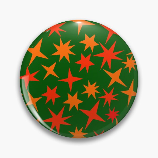 Item preview, seamless christmasred and orange star pattern designed and sold by UnloveToy10.