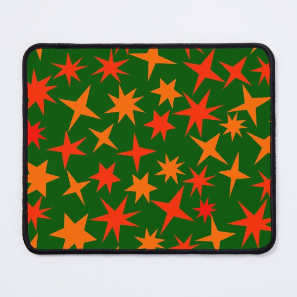 Item preview, seamless christmasred and orange star pattern designed and sold by UnloveToy10.