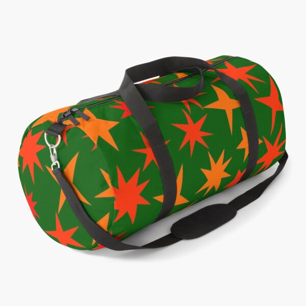 Item preview, seamless christmasred and orange star pattern designed and sold by UnloveToy10.