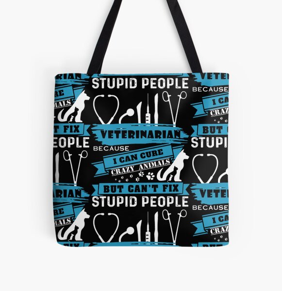 Orange Dogs pattern Classic Sublimation Tote Bag – I love Veterinary