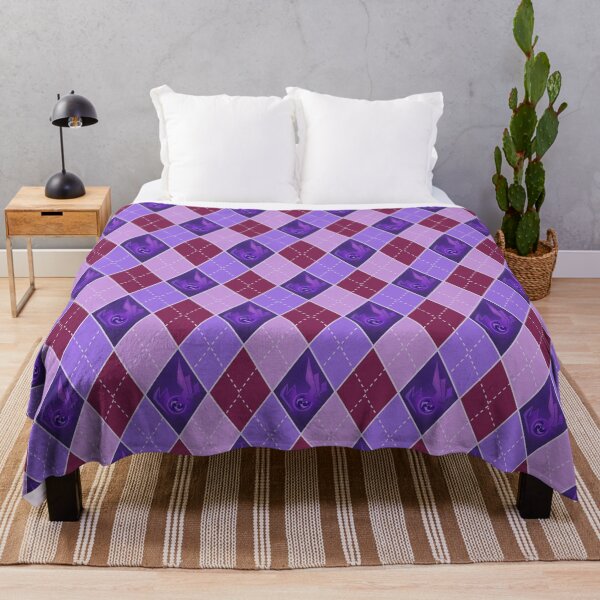 Item preview, genshin: Raiden argyle pattern designed and sold by Lina Nguyen.