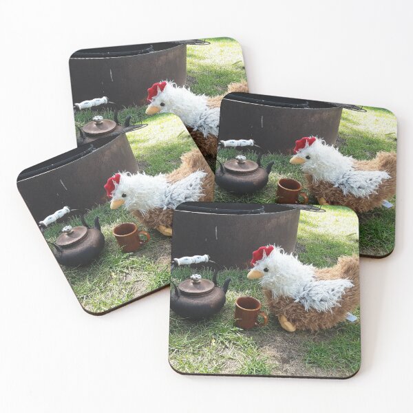 Item preview, Tea Party Chicken designed and sold by DoriAnderson.