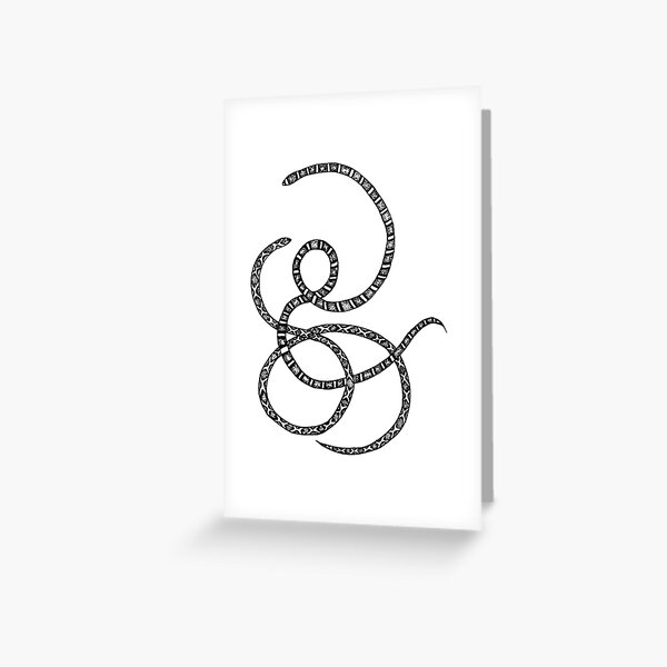 Gucci Snake Inspired Birthday Card