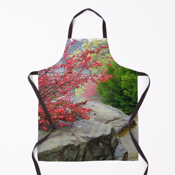 Item preview, Autumn waterfall view at the zoo designed and sold by PowerfulPhotos.