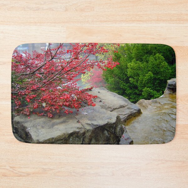 Item preview, Autumn waterfall view at the zoo designed and sold by PowerfulPhotos.