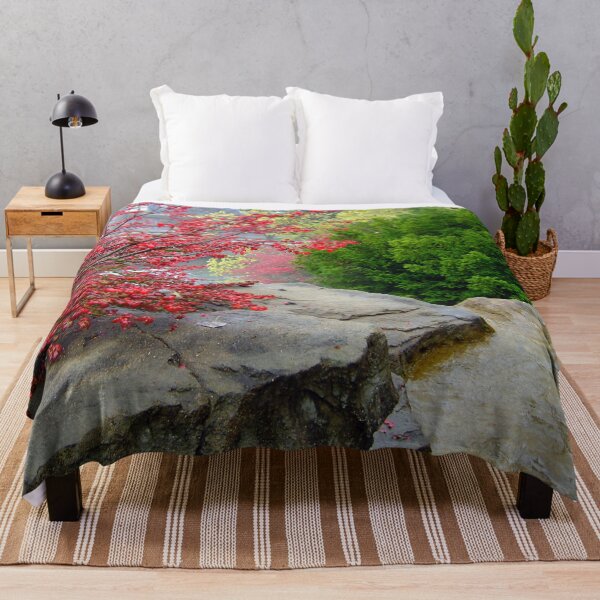 Item preview, Autumn waterfall view at the zoo designed and sold by PowerfulPhotos.