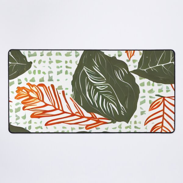 Item preview, tripical leaf floral pattern #3 designed and sold by supeart.